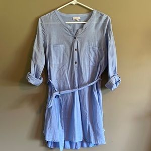 A Pea in the Pod | Maternity Belted Tunic | Size L